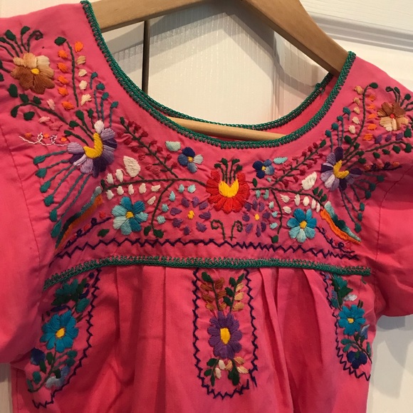 Pink Embroidered Top - Picture 4 of 4